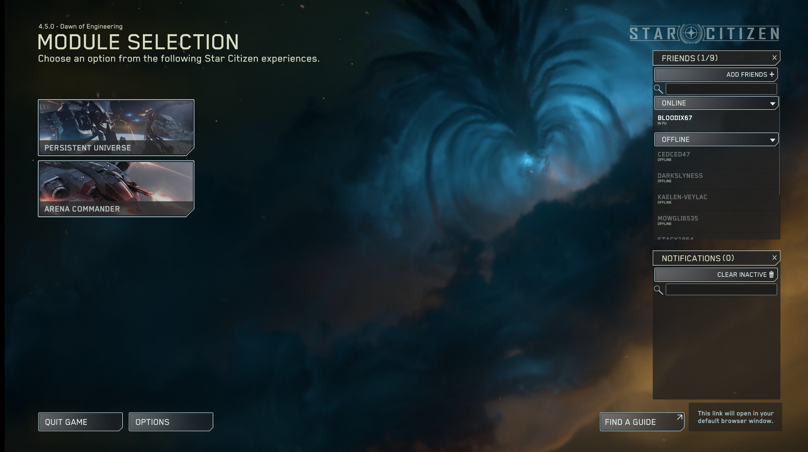 Jeu original en anglais